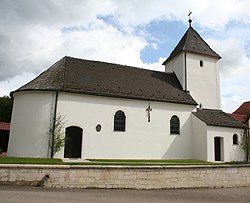 Die Kirche „Zum Heiligen Kreuz“ in Bruckdorf, Gemeinde Sinzing