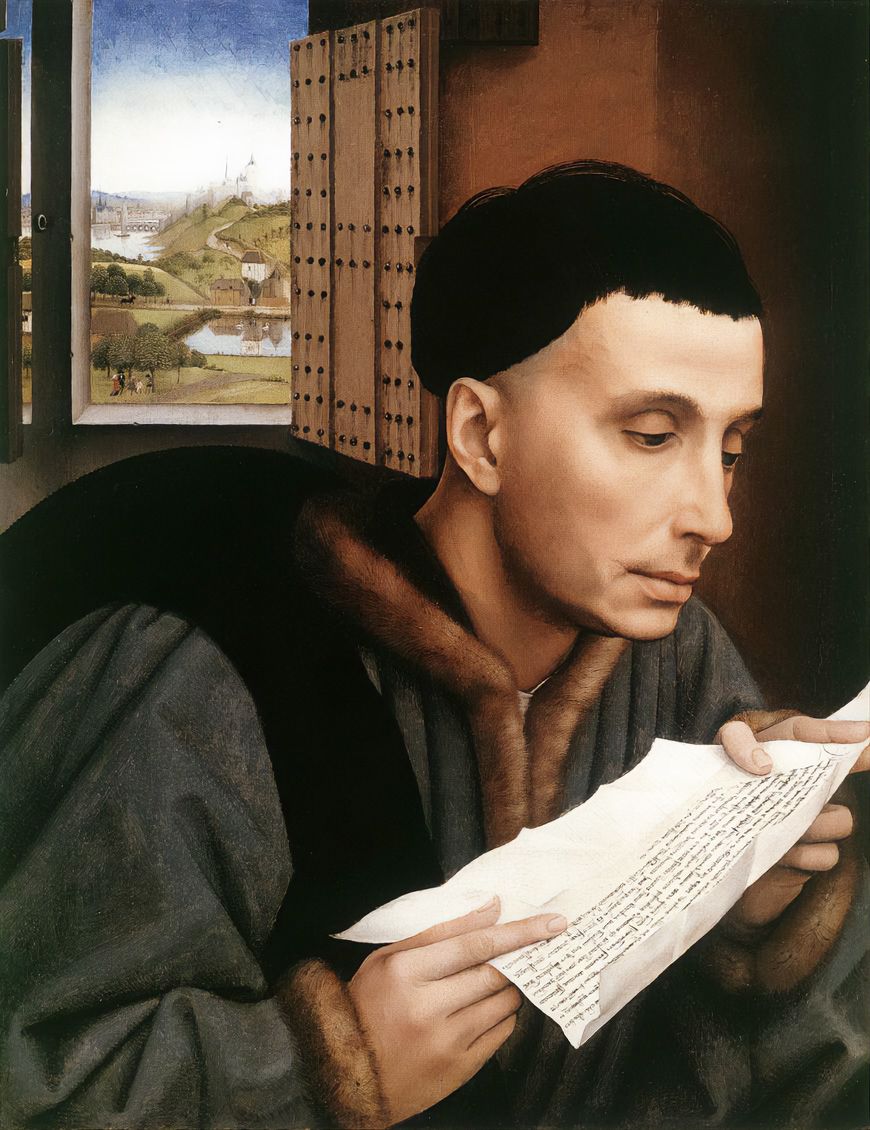 Rogier van der Weyden: Ivo, um 1450, in der National Gallery in London
