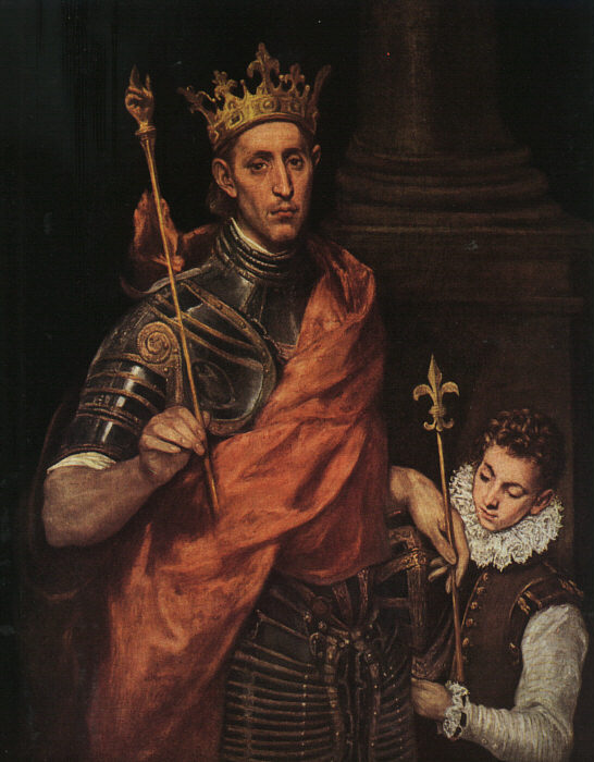El Greco: Ludwig, um 1586 - 94, Musée du Louvre in Paris 