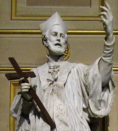 Stefano Maderna: Statue, in der Kirche San Lorenzo in Damaso in Rom 