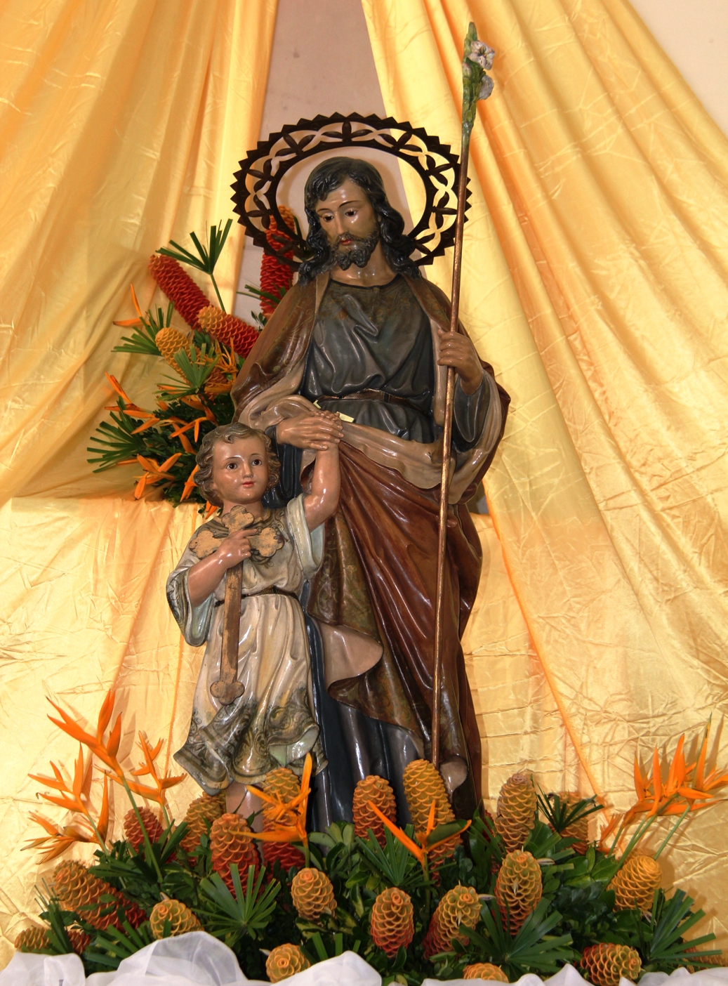Statue des heiligen Josef in einer brasilianischen Pfarrei. © Kirche in Not