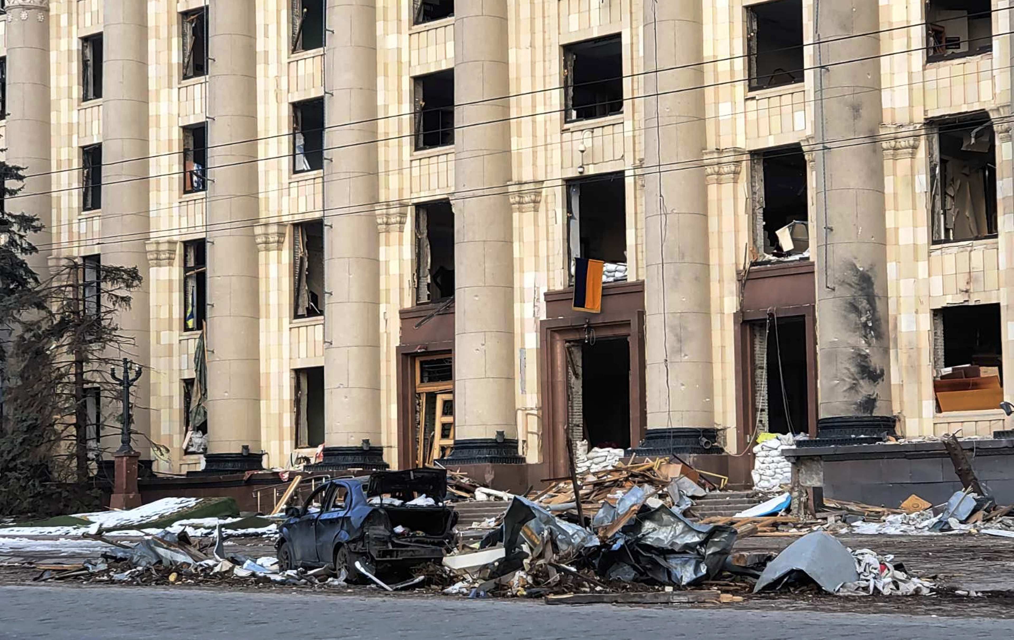 Zerstörung in Charkiw