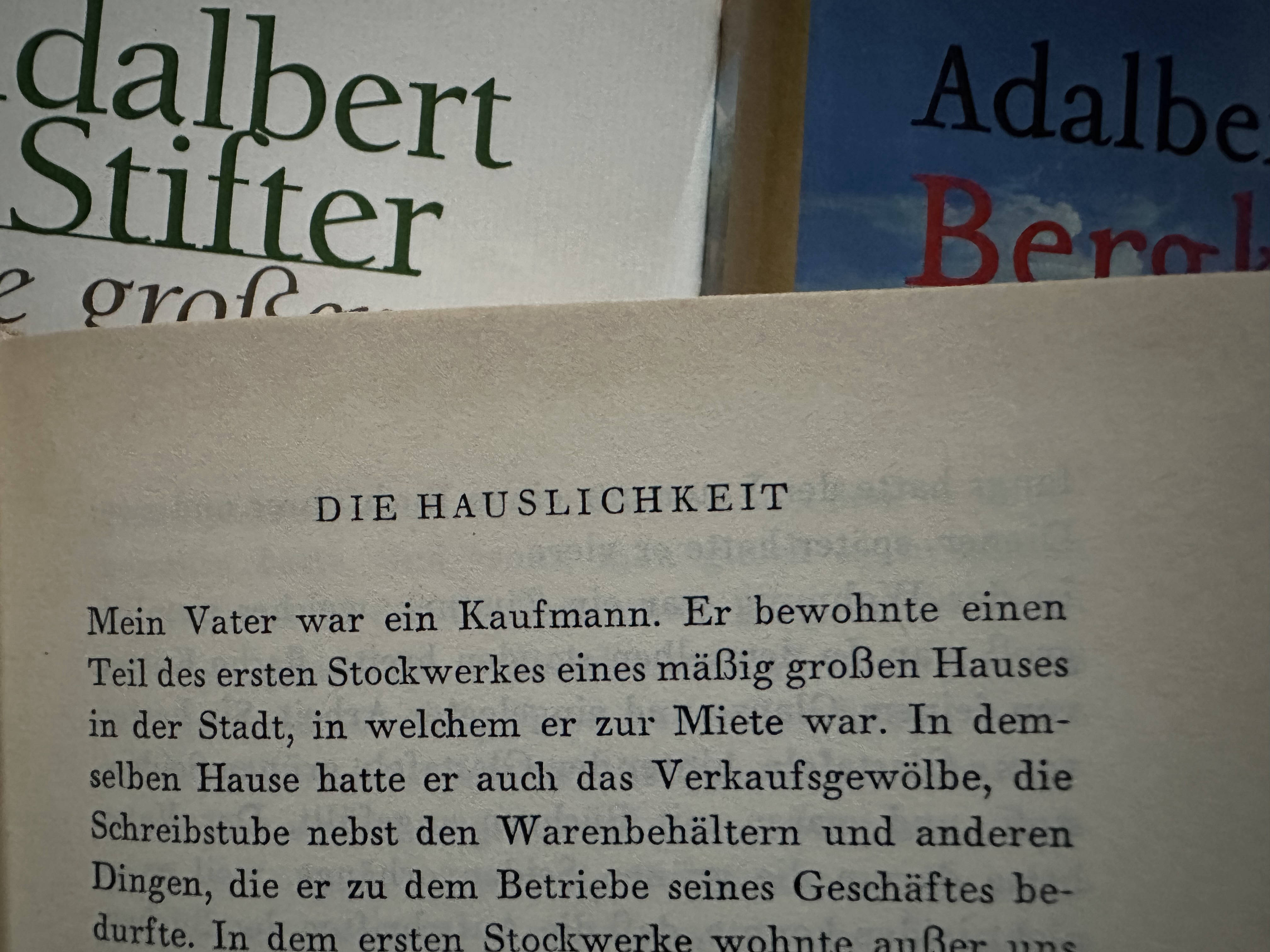 Adalbert Stifters Naturbetrachtungen