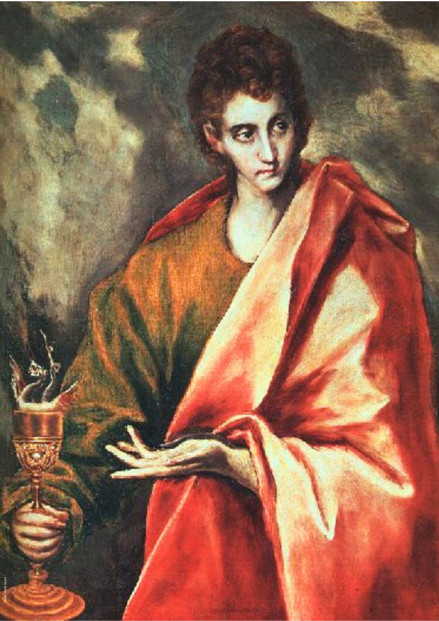 El Greco: Johannes, der Evangelist, um 1600, im Nationalmuseum del Prado in Madrid