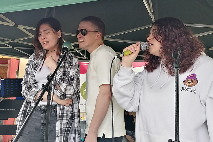 Musikprojekt beim Don Bosco Fest in Regensburg