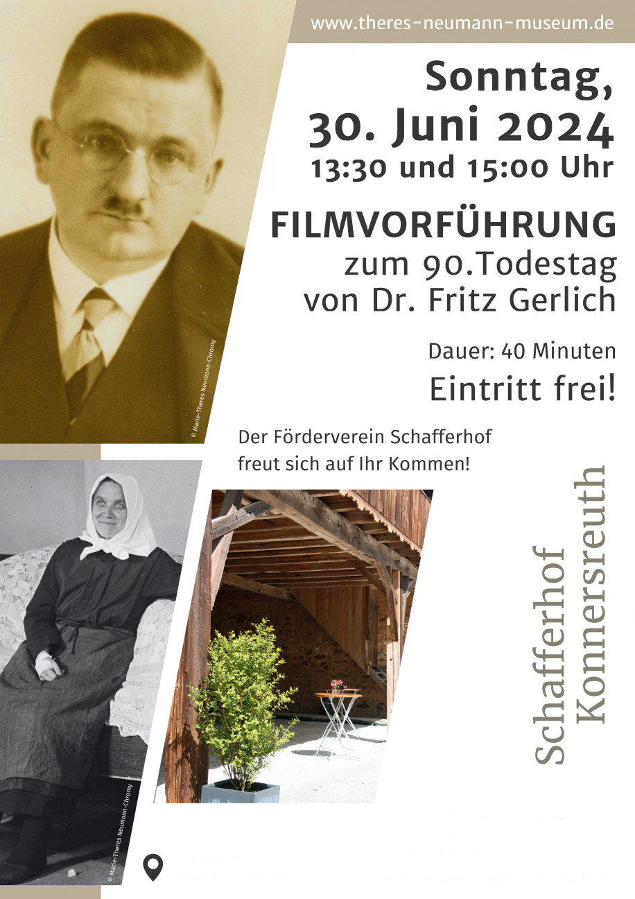 Poster zu einem Film über Fritz Gerlich