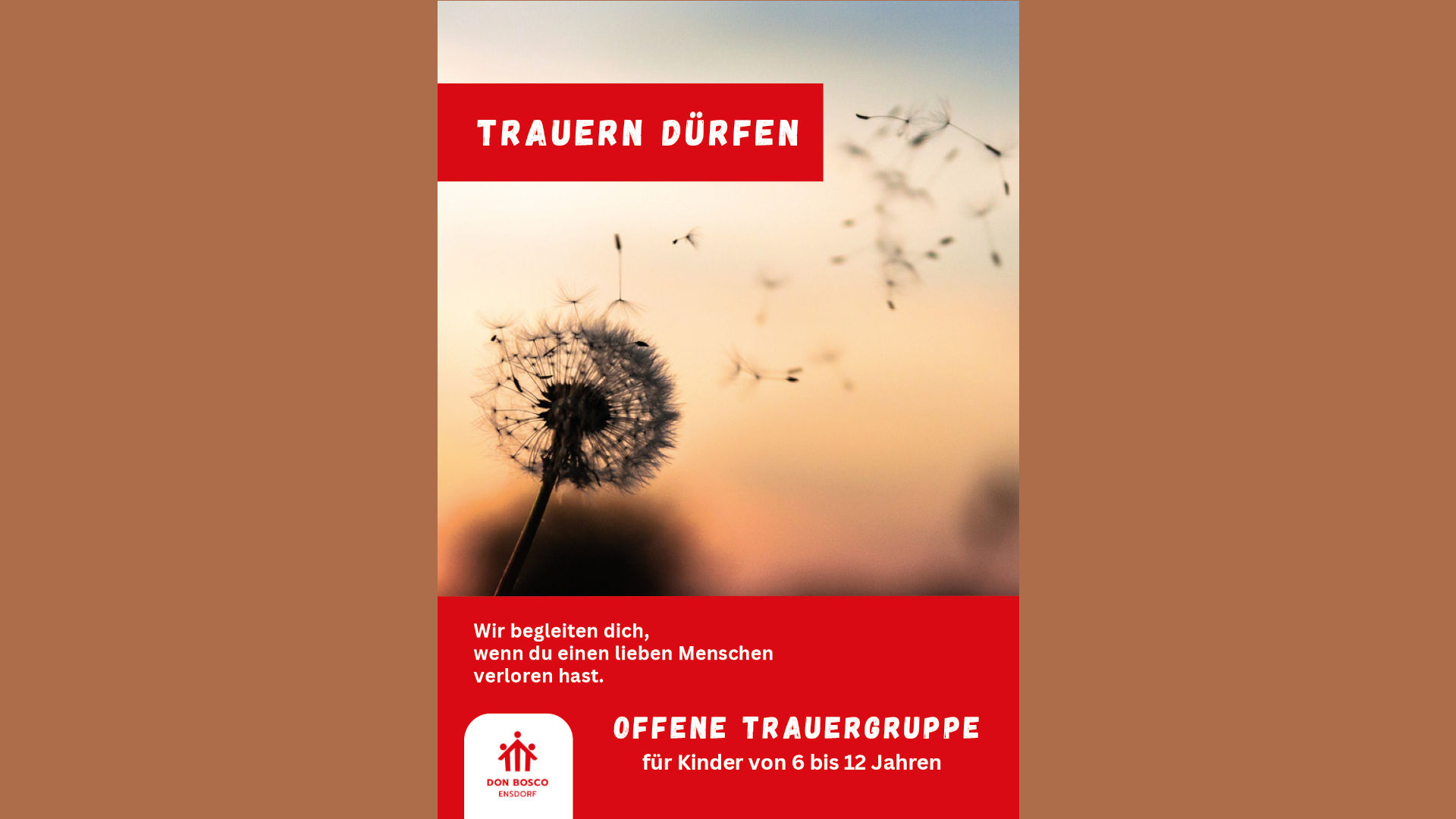 Hilfe für trauernde Kinder Bild Hilfe für trauernde Kinder