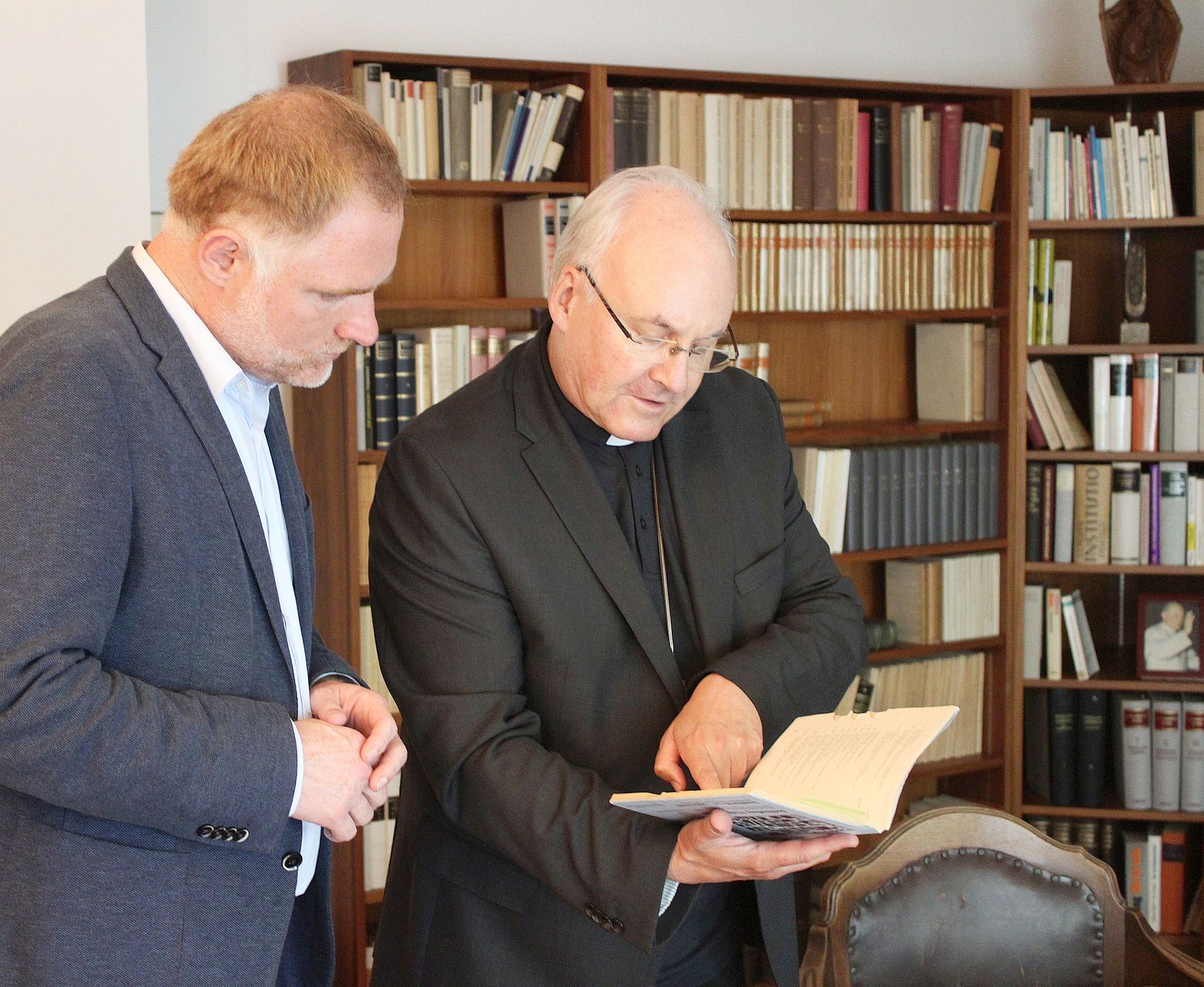 Peter Aumer MdB und Bischof Dr. Rudolf Voderholzer