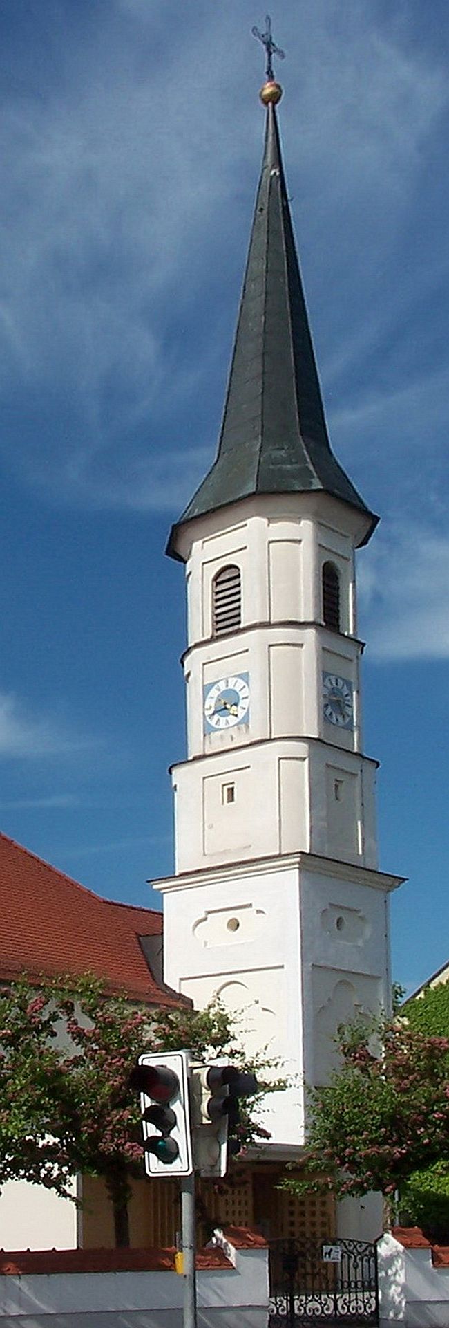 Turm der Kirche St. Laurentius, Wörth