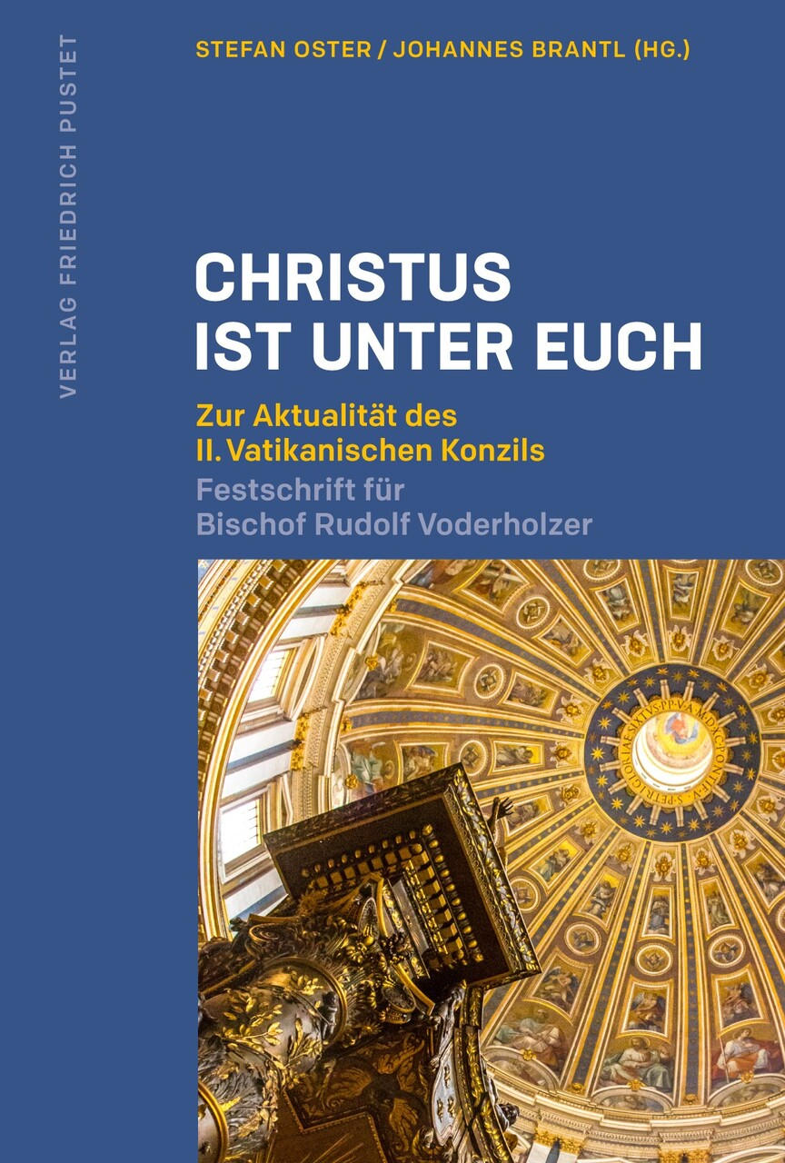 Cover der Festschrift "Christus ist unter euch" für Bischof Rudolf Voderholzer