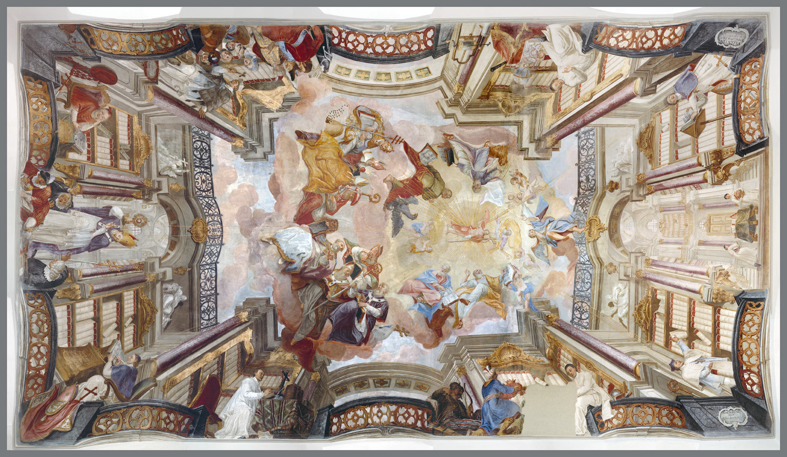 Bild Die gemalte Bibliothek von Speinshart und ihre Bestände: Wunsch oder Realität?