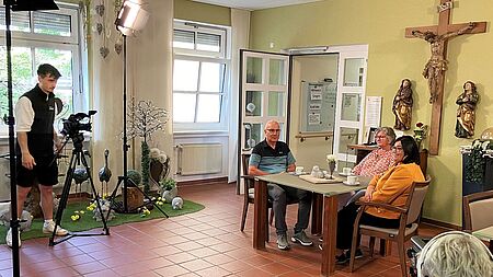 Filmdreh im Altersheim Wallerdorf