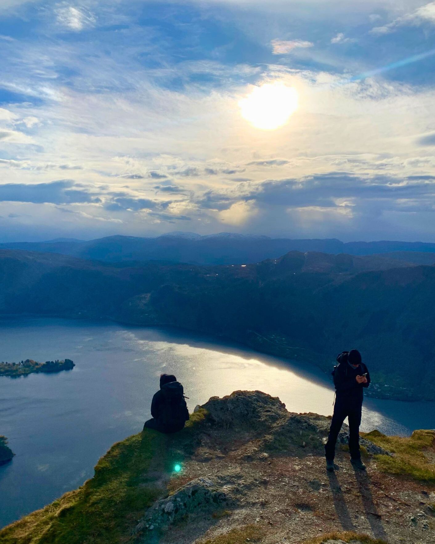 Wandern gehen in den norwegischen Bergen