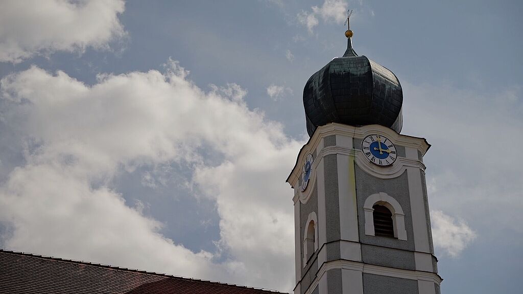 Impressionendreh für die Videoreihe: Bei uns im Bistum, Wallfahrtskirche Mariä Heimsuchung in Rechberg