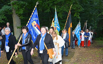 Schlussandacht der Mariahilf Festwoche und Prozession in Amberg