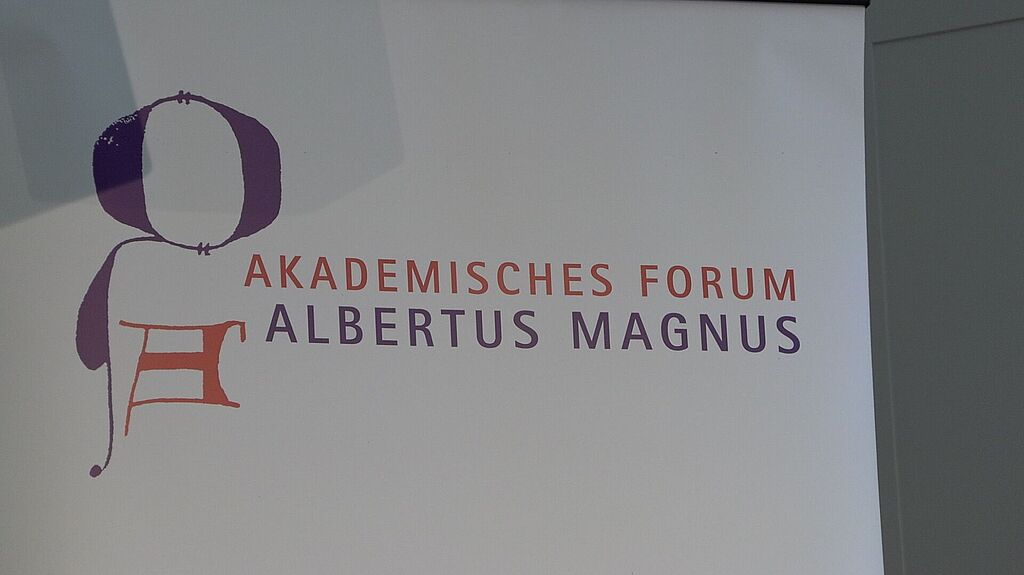 Plakat aus dem Akademischen Forum Albertus Magnus