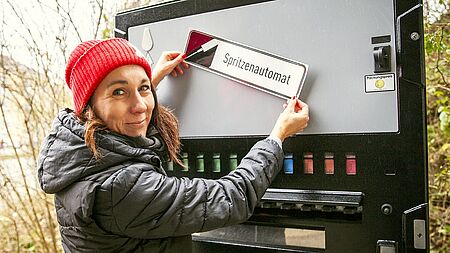 Spritzenautomat für Drogenabhängige