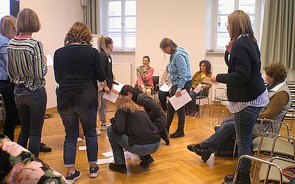 Zahlreiche Workshops fanden in verschiedenen Räumlichkeiten des Regensburger Diözesanzentrums Obermünster statt.